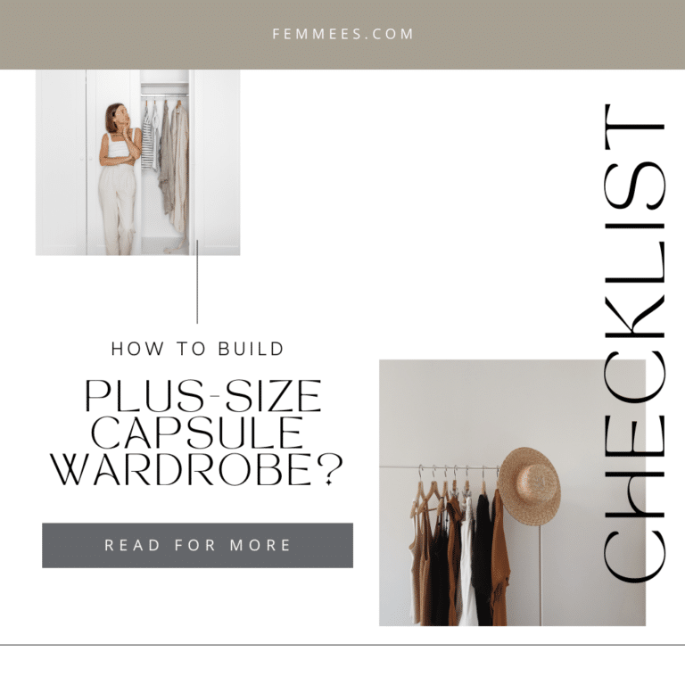 Plus size capsule wardrobe